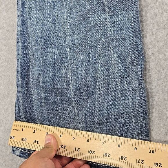 MISS ME Los Angeles WOMENS MID RISE SIGNATURE BOOT  SZ 25 JEANS INSEAM 28" Y2K - Picture 11 of 14